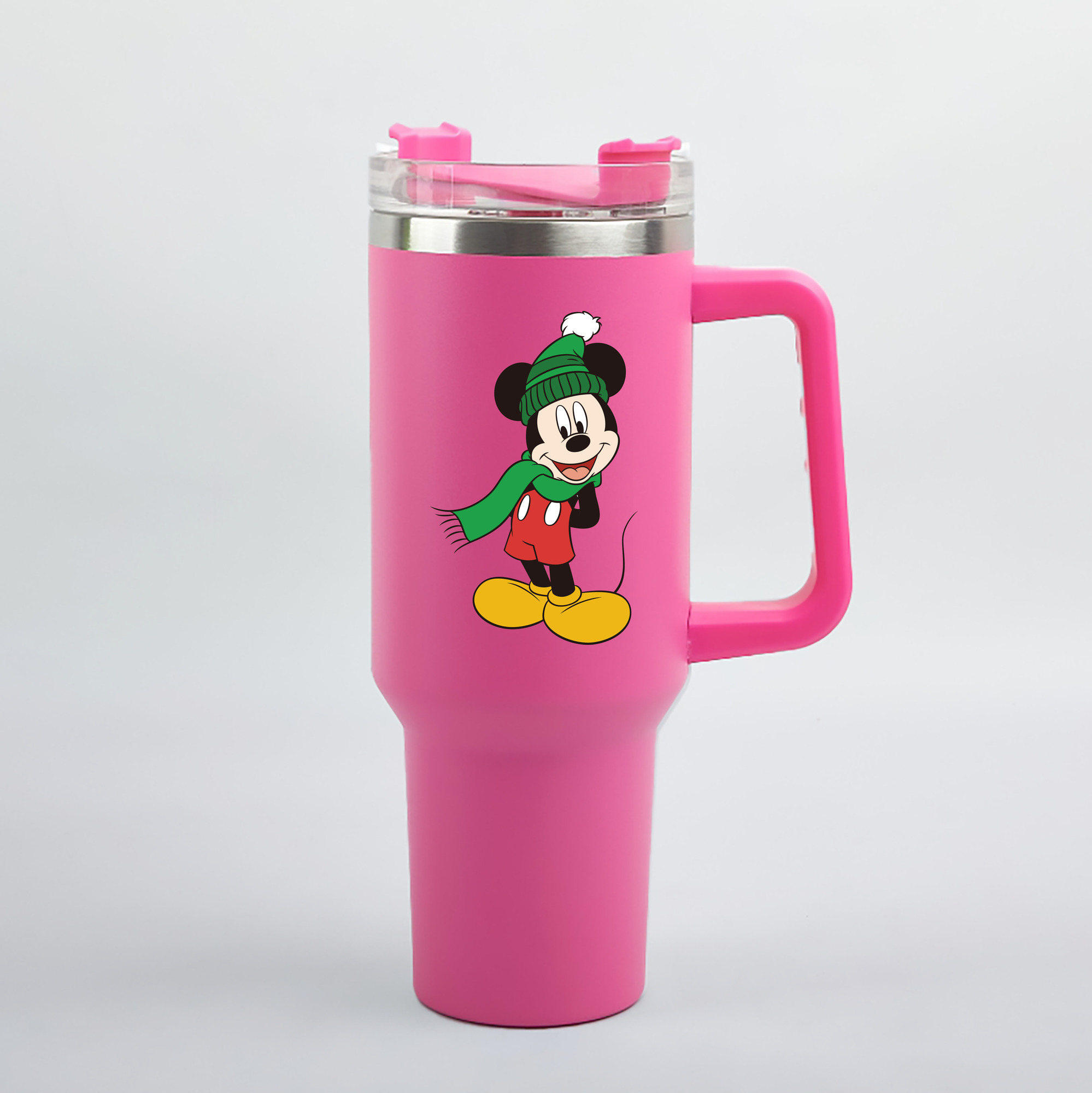 （画像用） ミッキーマウス Mickey Mouse 1200mL車用タンブラー（カラープリント）
